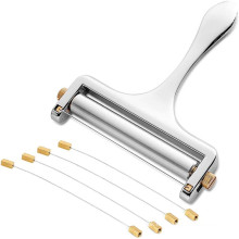 Yuming factory Cheese Slicer With Adjustable Thickness -304 SS Cheese  slicer tools With extra 4 Wires For soft&Semi-hard cheese